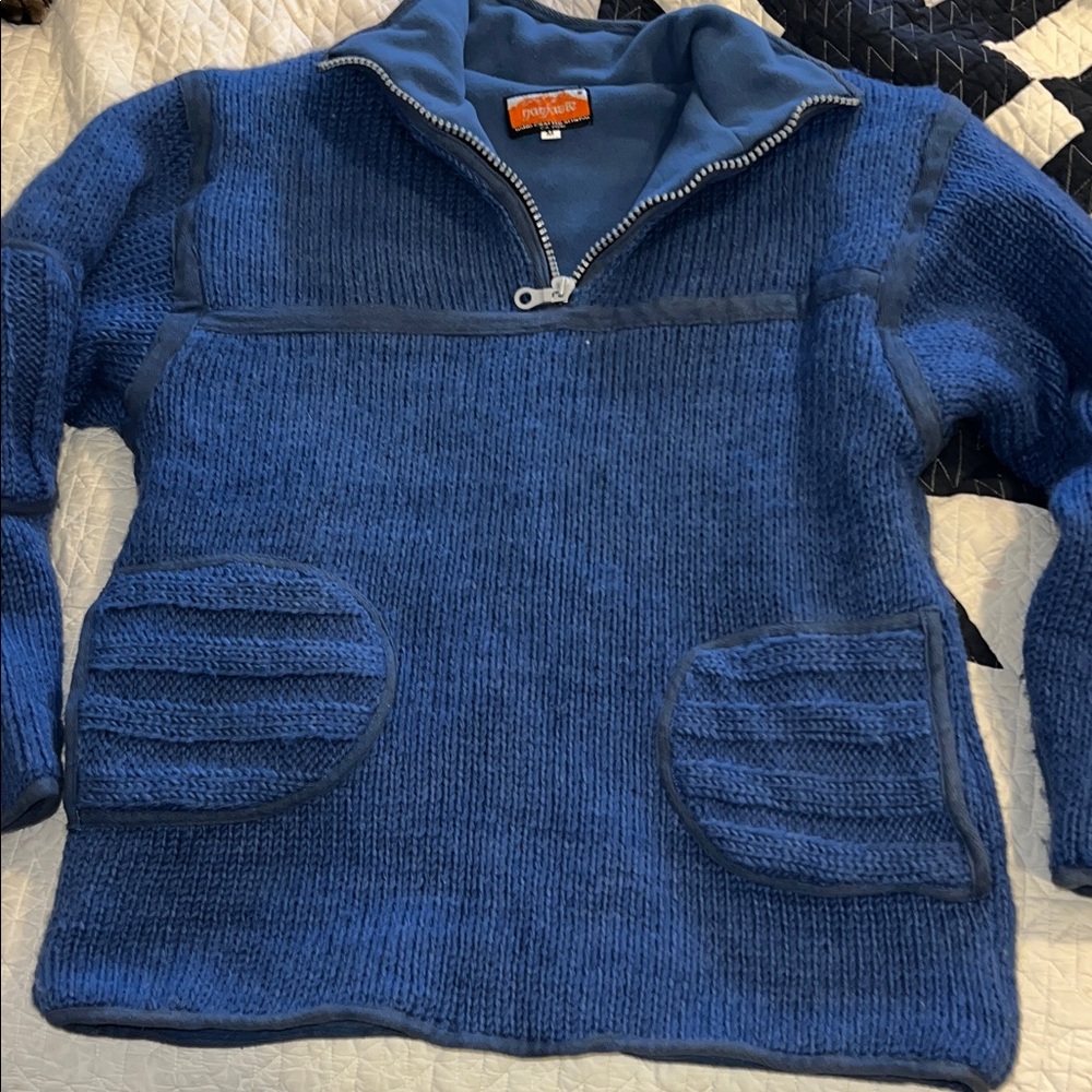 Vintage Heavy Wool Namaste made in Nepal wool sweater